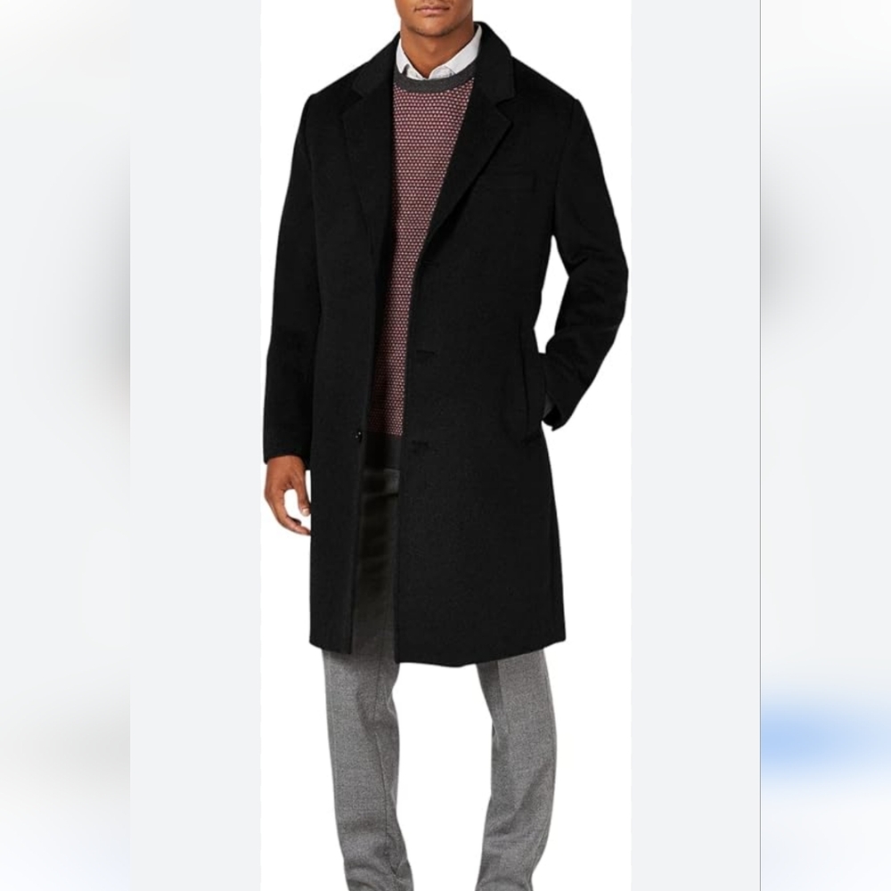 London Fog Signature Wool  Jacket Sz.42R Black NWT